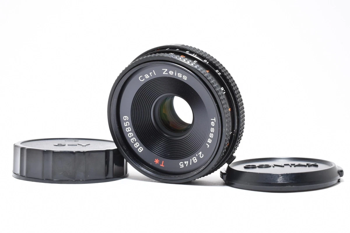 テッサー 45mm F2.8 MMJ T* Carl Zeiss Tessar T* 45mm F/2.8 [AE, MM] | LENS-DB.COM