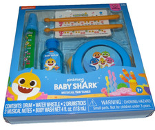  NEW BABY SHARK Musical Tub Tunes Set Body Wash included Super Cute FS: 