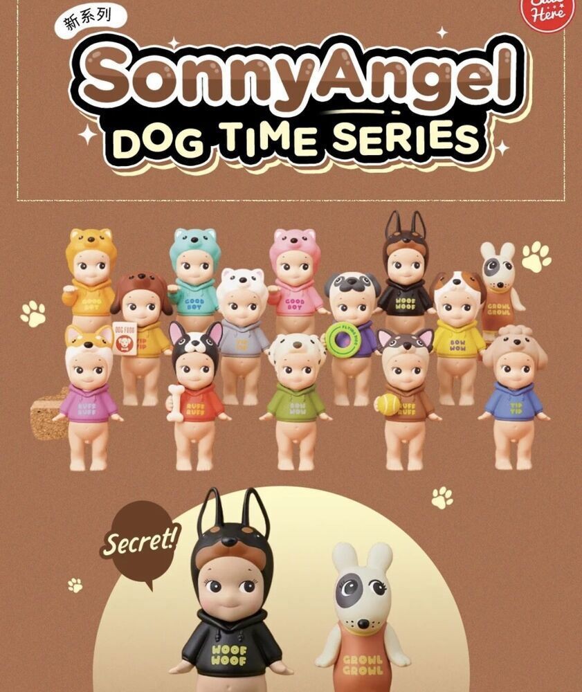 Authentic Sonny Angel Dog Time Series Mini Figure Confirmed Blind Box Gift New!