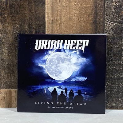 URIAH HEEP - Living The Dream Deluxe CD/DVD Digipak 2018 - excellent discs