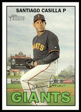 2016 Topps Heritage #37 Santiago Casilla San Francisco Giants NM+