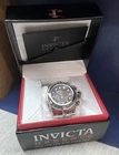 MINT!! Men’s Invicta Reserve Bolt Zeus 50mm Silvertone Brown face Quartz Watch