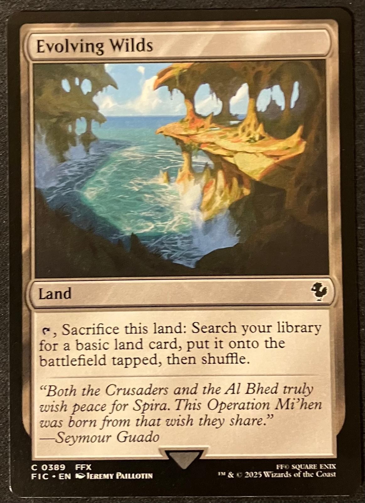 Evolving Wilds 389 Common Commander: FINAL FANTASY Magic: The Gathering NM