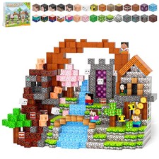 100PCS Magnetic Blocks, Magnet Tiles Toys for Kids, Magnetic Building Blocks ...