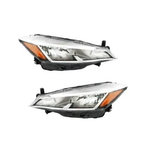For 2021 2022 2023 Nissan Kicks S/SV Headlights Left&Right Side Halogen Chrome