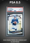 2025 Panini Prizm - Rookies Jaxson Dart #332 Silver Prizm (RC) PSA 8.5