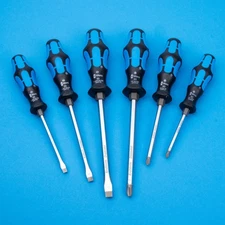 Wera 300152 Diamond Rocko Kraftform Screwdriver Set, 6 Pieces