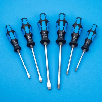 Wera 300152 Diamond Rocko Kraftform Screwdriver Set, 6 Pieces