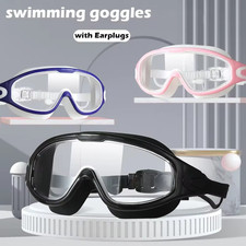 Swim Goggles Anti-Fog Wide View Swimming Goggles for Adults Women Men'