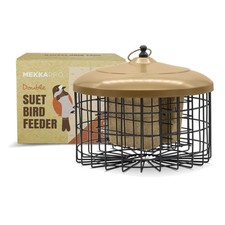 Durable Caged Wild Bird Feeder with Rust Resistant Metal for Outdoors - Easy Use