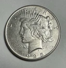 1925 Peace Silver Dollar. Almost Uncirculated.
