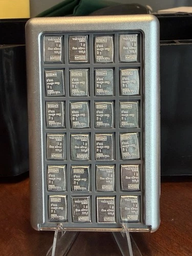 Element Card With 24g Silver Valcambi Bars Nuggets Bullion fits PAMP APMEX