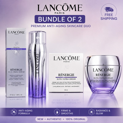 Lancome Renergie H.C.F. Triple Serum & H.P.N. Ultra Cream 50ml Bundle