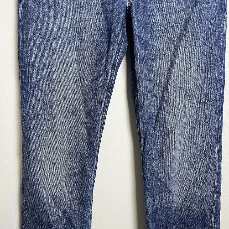 Madewell Alexa Chung Women's Straight Leg Denim Jeans Sz 26 Button Fly Med Wash - Image 3 of 4