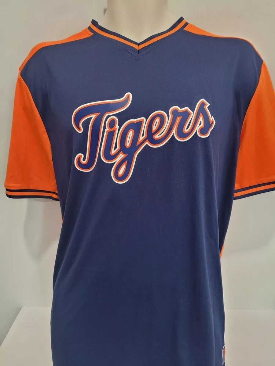 NWT Men's Fanatics Detroit Tigers Performance Baseball Jersey Shirt -Size  Large