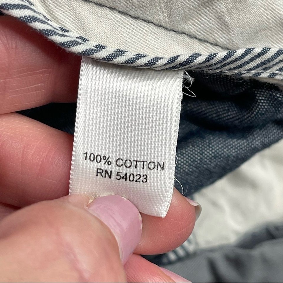 Banana Republic Pants Men's 35X30 Gray Straight Fit Chino Cotton