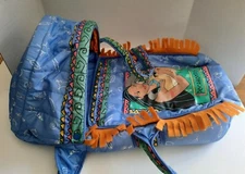 Disney POCAHONTAS Papoose Bag / backpack Toy 1990s Hauck rare