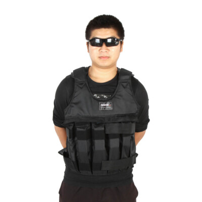 Adjustable Weight Vest 50KG Weighted Workout Exercise Training