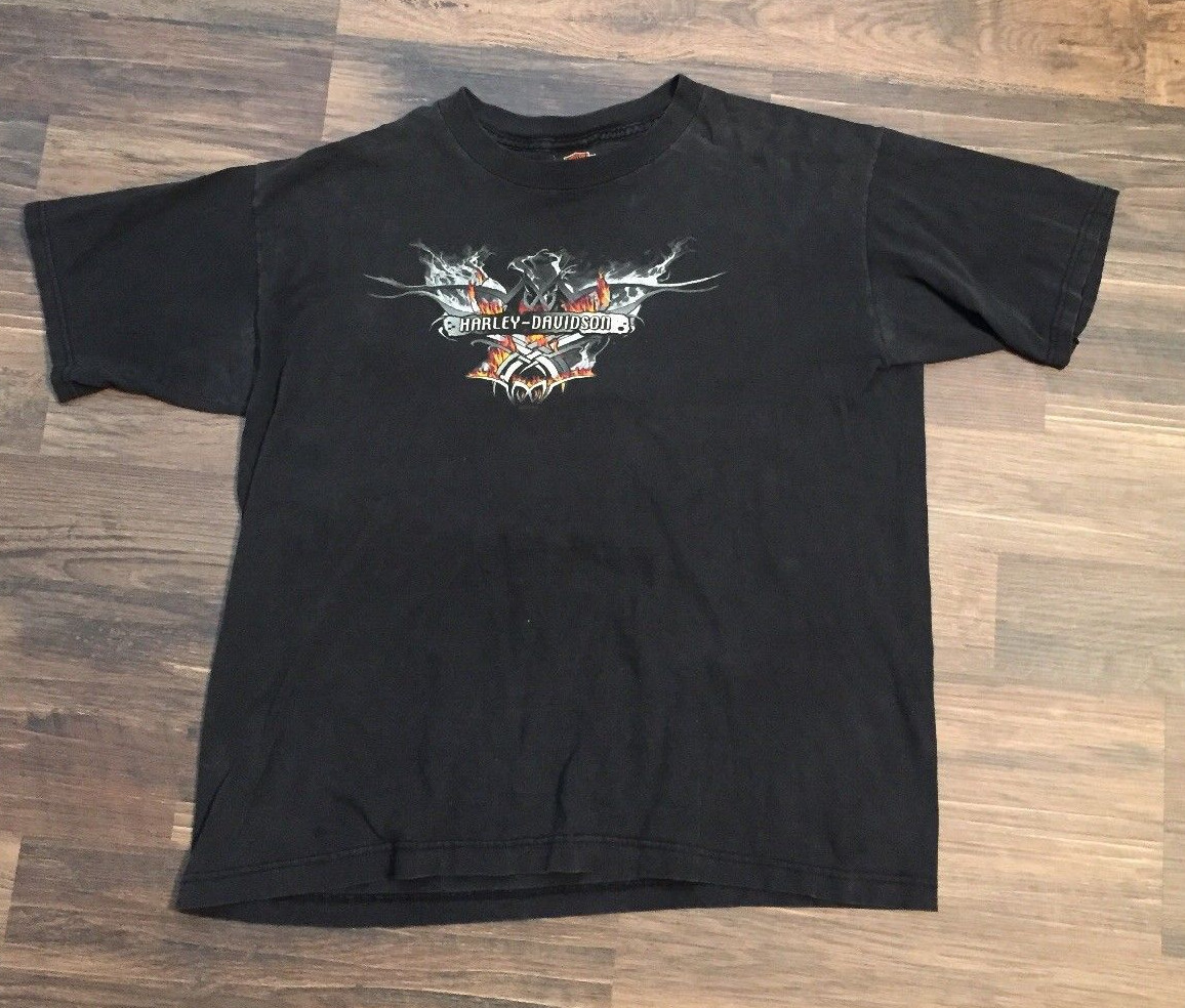 Harley Davidson Motorcycle Black T-Shirt XL Buddy Stubbs Phoenix