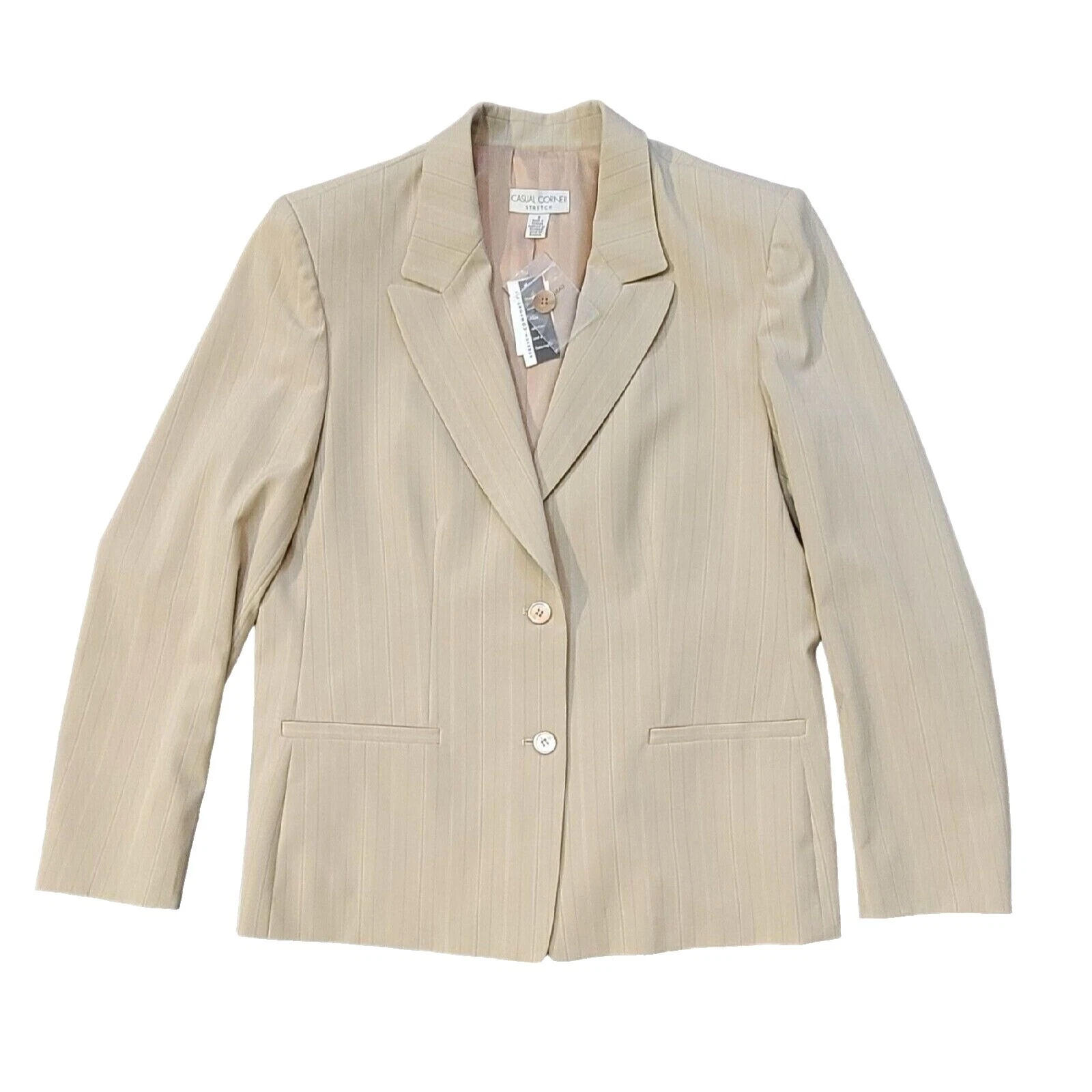 Blanco con rayas abrigos, chaquetas y chalecos para Mujeres