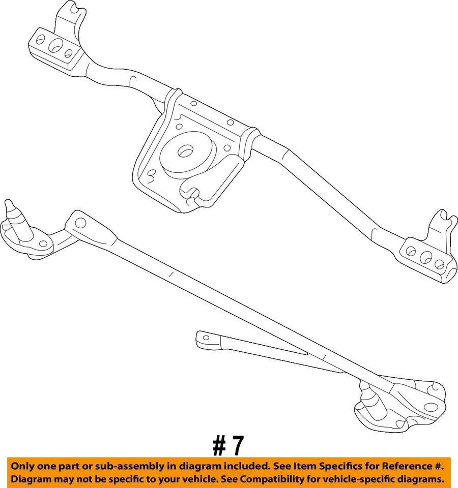 Enlace limpiaparabrisas usado se adapta a: Pontiac Grand am 2000 grado A Foto 4 de 4