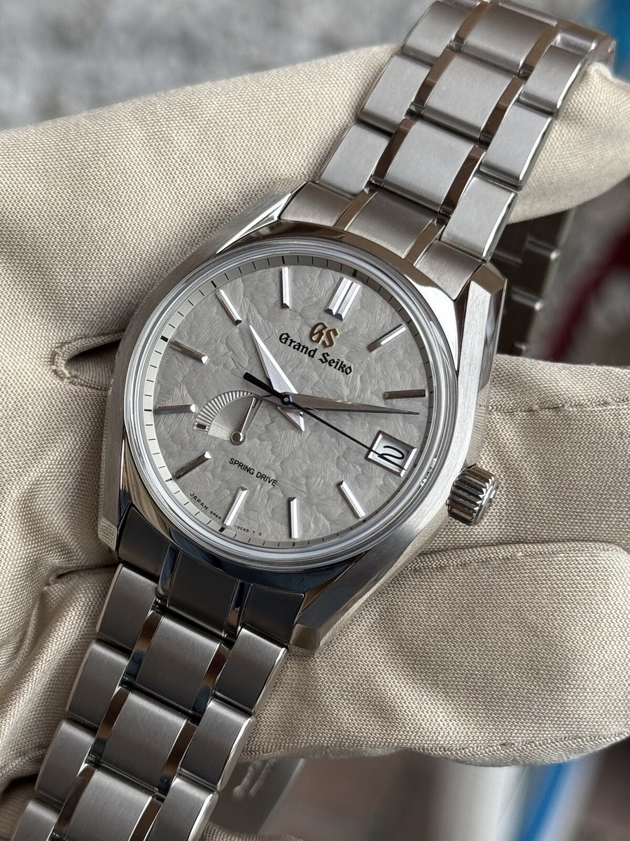Grand Seiko 腕時計 シルバー Grand Seiko Spring Drive Titanium Heritage SBGA415 Grey 40mm Watch