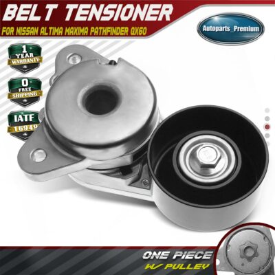 Belt Tensioner Assy for Nissan Altima Maxima Pathfinder QX60 V6 3.5L 119553JA0A