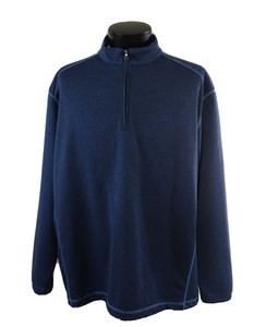 Pebble Beach Men's Size XXL Performance Golf 1/4 Zip Pullover Sweater Blue | eBay
