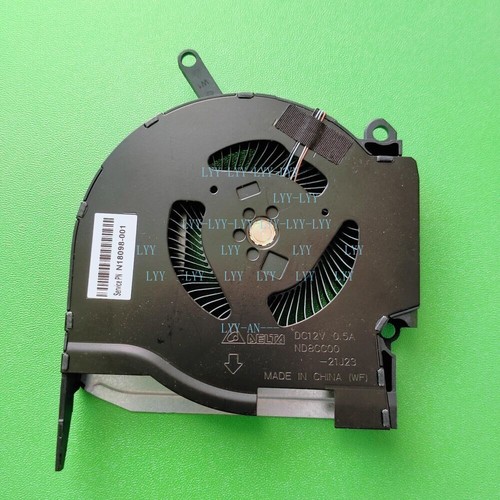 New Cpu Gpu Fan DC12V For HP OMEN Gaming Laptop 16-K 16-N N18097-001 N18098-001 - Afbeelding 3 van 6