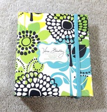 Vera Bradley Limes Up (Retired) New Travel Note Address Book/Binder 4.75"T