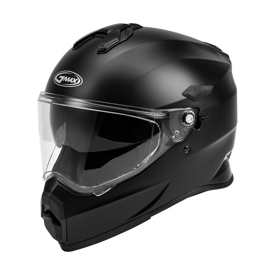 Casco deportivo doble negro mate Gmax AT-21Y Adventure tallas juveniles SM, MD y LG Foto 2 de 2