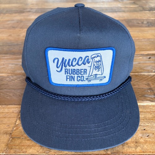 Yucca Rubber Surf Fins Co Fastest Snapback Hat Blue