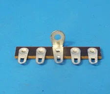 (( 2 PCS)) 5+1 LUG PHENOLIC TERMINAL STRIPS WITH SOLDER LUGS FOR TUBE AMPLIFIER