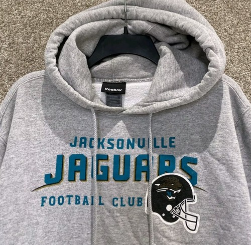 Reebok NFL Mens Jacksonville Jaguars Pullover Hoodie Sweatshirt Size Medium - Picture 11 of 12