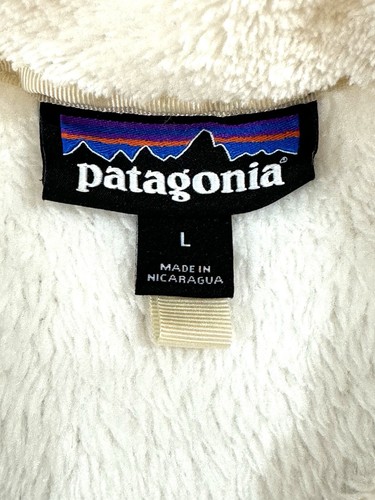 Patagonia Polartec Fleece L Quarter Snap Pullover Women’s Creamy White EUC - 第 3/14 張圖片