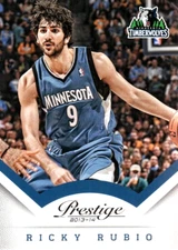 2013-14 Prestige #86 Ricky Rubio Minnesota Timberwolves