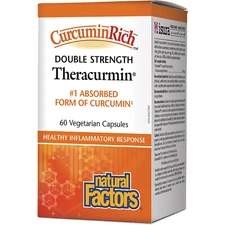 Natural Factors CurcuminRich Double Strength Theracurmin,60 Vegetarian Caps