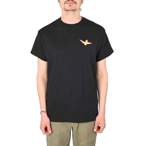 Camiseta Krooked Bird Lightening S/S - Negra/Magenta/Amarilla - Imagen 2 de 5