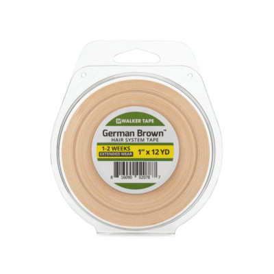 Walker German Brown Liner Cloth Hairpiece System Wig Tape Roll 1'' x 12 Yard