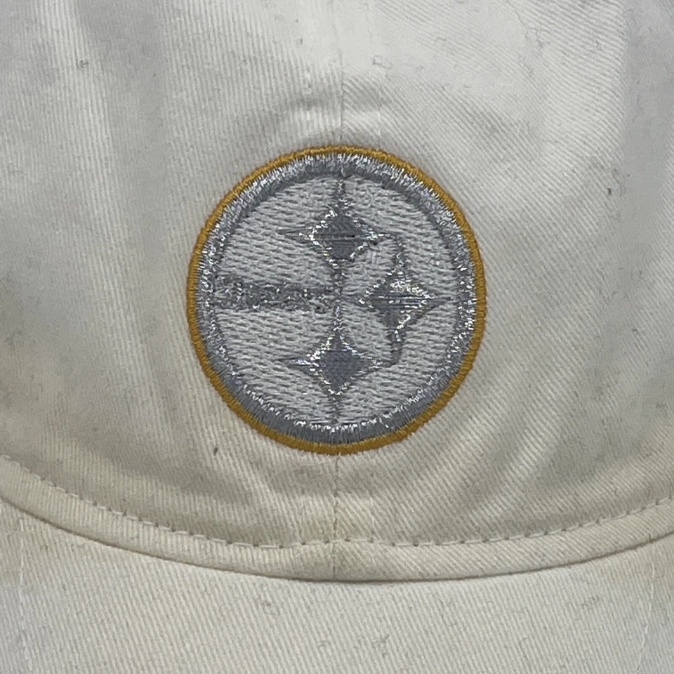 Boné de beisebol ajustável usado Pittsburgh Steelers NFL Strapback - Imagem 3 de 4