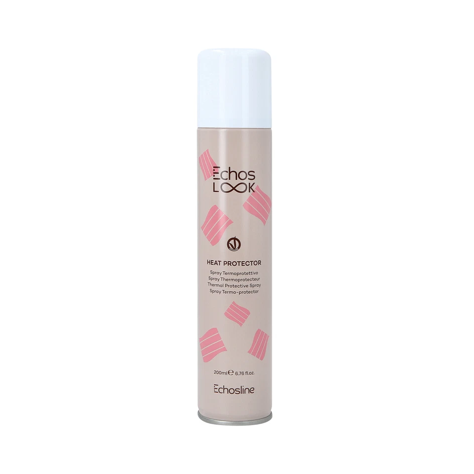 ECHOSLINE LOOK HEAT PROTECTOR Veganes hitzeschützendes Haarstylingspray 200ml