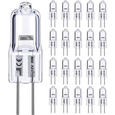 G4 Halogenlampe, 12V 20W, Dimmbar, Warmweiß, 30g, Energiesparend