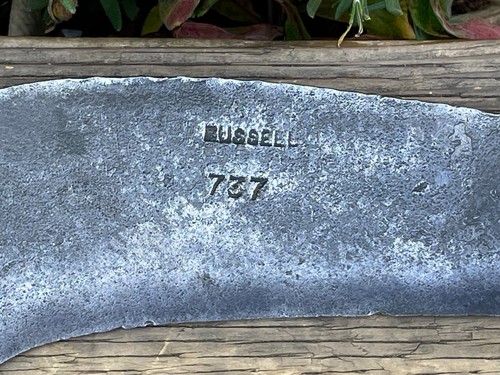 Vintage Fussell 737 9" Billhook Axe Slasher Hedge Laying Edge Garden Old Tool - Picture 4 of 12