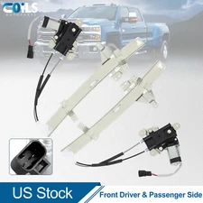 Pair Front Window Regulator For Buick Century Regal 1997-2004 w/ Power Motor