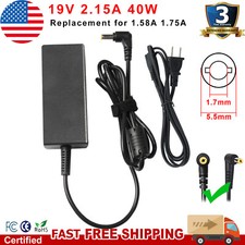 19V FOR ACER ASPIRE ONE SERIES ZG5 CHARGER RLR AC ADAPTER POWER CORD NEW