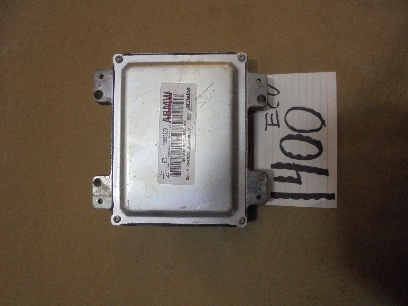 12 13 14 Chevrolet Cruze #1400 Engine Computer ECM ECU ( 12655499 )