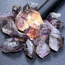Smoky Shangaan Amethyst Points And Scepters From Zimbabwe