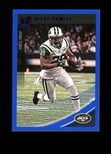 2018 Donruss #214 Bilal Powell New York Jets Blue Press Proof