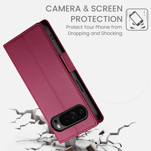 For Google Pixel 9 Pro XL 9/8/7 Pro Wallet Card Case Magnetic Flip Leather Cover - Picture 60 of 87