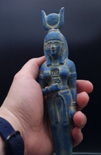 Rare Ancient Egyptian Statue of Hathor Goddess of Love Pharaonic Antiques BC